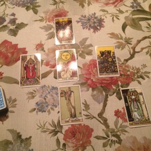 Summer Solstice Guide Around the Sun Tarot Spread