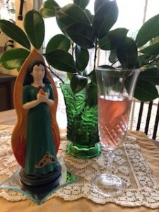 Imbolc 2019 Camillias Brigid and Pink Champagne