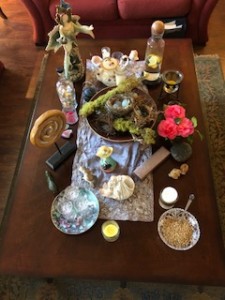 Ostara Altar 2