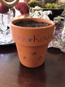 Planting seeds of kindness, love, bravery, strength for the world